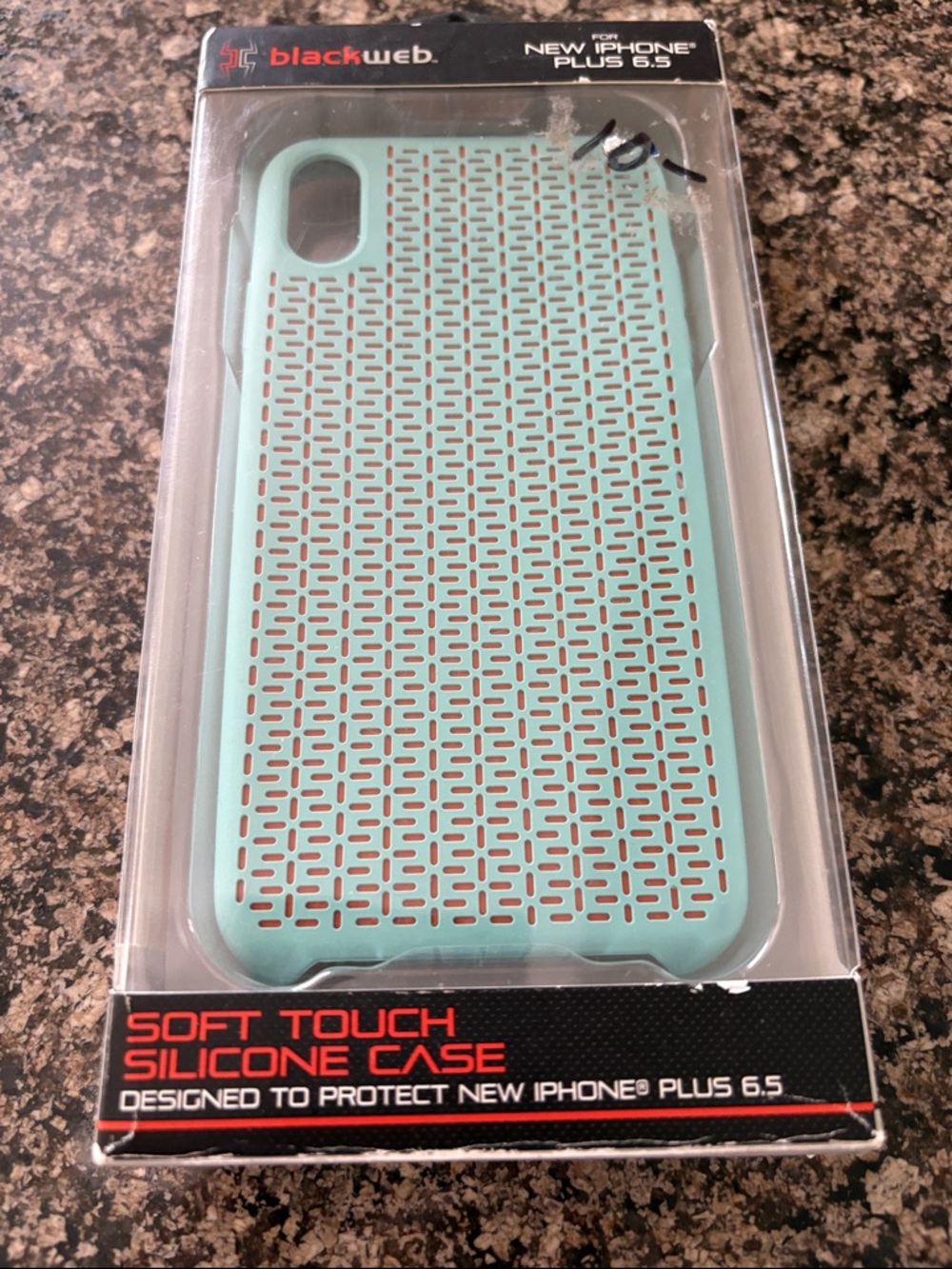blackweb Mint Soft Touch Silicone iPhone Plus 6.5 Case